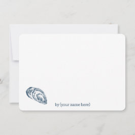 Cartão De Notas Marisco azul mar costa oceano todas as ocasiões em