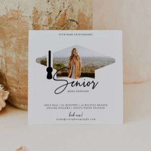 Cartão De Notas Marketing de Mini Sessão de Fotografia Sênior