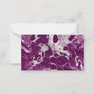 Cartão De Notas Mármore Violeta Roxo Elegante Abstrato Chic
