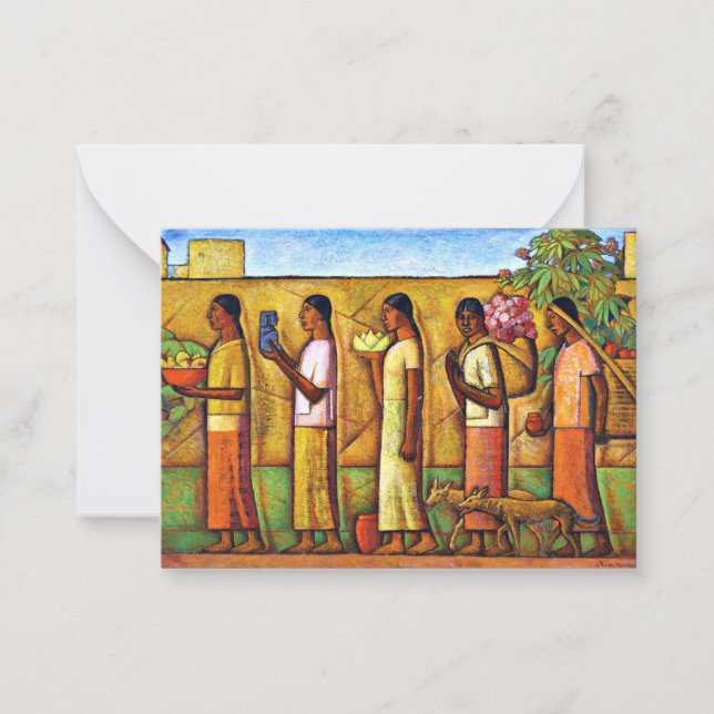 Cartão De Notas Martinez - A Caminho do Mercado (Frente)