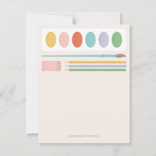 Cartão De Notas Material de Arte Papelaria Infantil