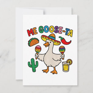 Cartão De Notas Me Goose-Ta Engraçado Espanhol Mexicano