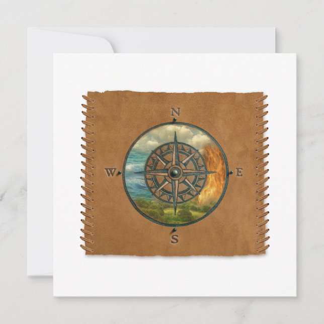 Cartão De Notas Medicine Wheel - Personalized Notecard (Frente)