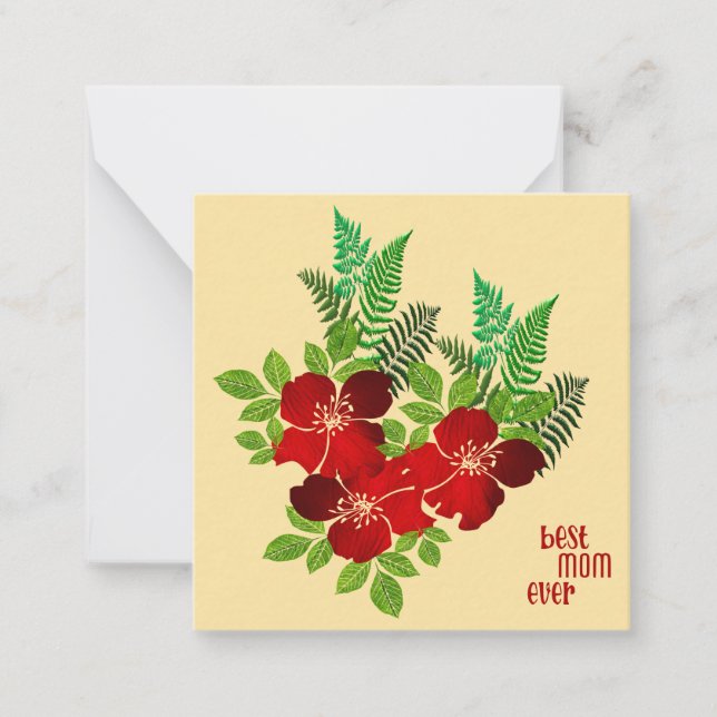 Cartão De Notas Melhor Mãe de Todos os Tempos (Frente)