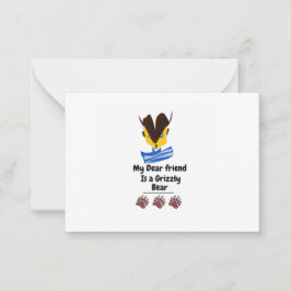 Cartão De Notas Meu caro amigo