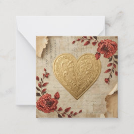 Cartão De Notas Meu Coração