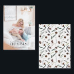 Cartão De Notas Mini Dusty Winter Watercolor Foto Feliz Natal<br><div class="desc">Procurando um cartão de férias bonito e único para enviar aos seus amigos e familiares este ano? Não olhe mais que nossa Mini Dusty Winter Watercolor Foto de Feliz Cartão de Nota de Natal! Esta simples e elegante placa 3.5x2.5 apresenta a sua foto em tons claros e suavizada de cheio...</div>