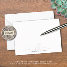 Mínimo de Iniciais de Monograma de Cinza de Script