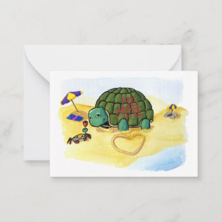 Cartão De Notas Miniplacas Turtle Casanova