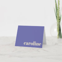 Modern Bold Typography Monogrammed Name | Purple