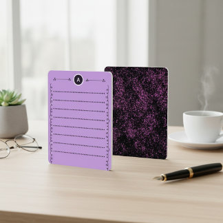 Cartão De Notas Modern, Elegant Abstract Stationery Flat Note Card