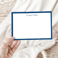 Moldura Simples Masculina, Blue Flat