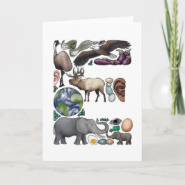 Cartão De Notas Monogram "E" note card