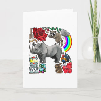 Cartão De Notas Monogram "R" note card