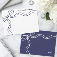 Monograma de Laço Azul Personalizado