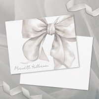 Monograma de Nome de Laço Elegante Personalizado