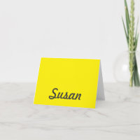Monograma de Trendy Neon Amarelo Brilhante