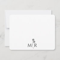 Monograma do Elemento Floral Negro Dandelion