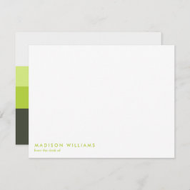 Cartão De Notas monograma,nome,