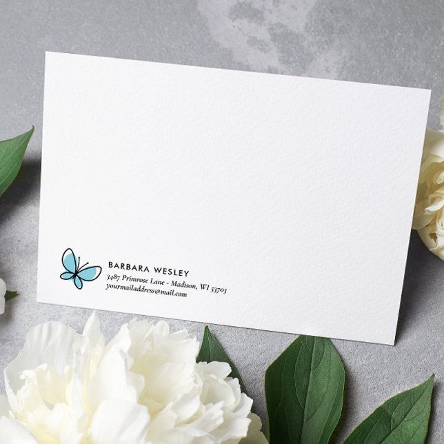 CARTÃO DE NOTAS MONOGRAMA SEMELHANTE DE BORRACHA AZUL (Criador carregado)