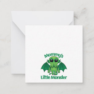Cartão De Notas Monstrinho da Mamãe Cthulhu Carinhosamente