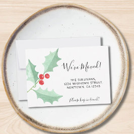 Cartão De Notas Movimentamos Holly Moving Announement Mini Card