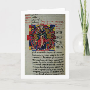 Cartão De Notas Ms 2 fol.8 Historiated initial 'O' depicting a fig