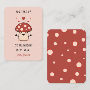 Cartão De Notas Muito espaço no meu coração Dia de os namorados de