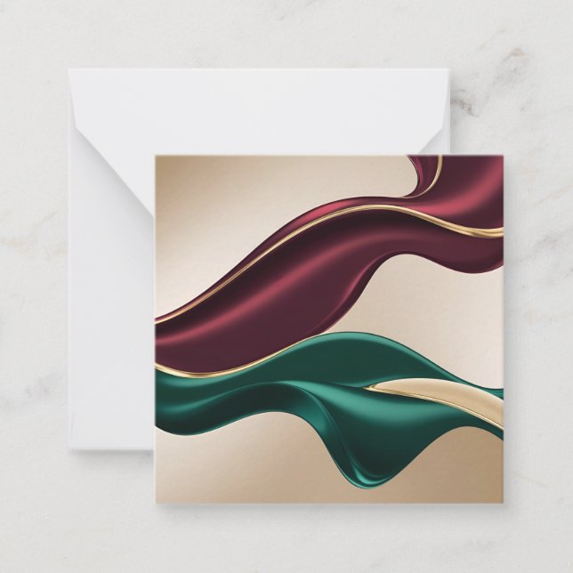 Cartão De Notas Multi purpose note card in stylish graphic (Frente)