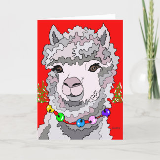 Cartão De Notas Natal Alpaca