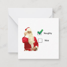 Cartão De Notas Naught ou Nice