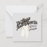 Nenhuma arma formada contra mim