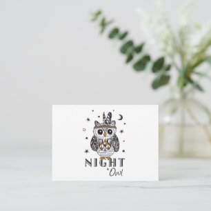 Cartão De Notas Night Owl