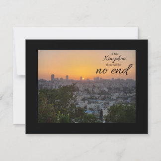 Cartão De Notas No End to His Kingdom Flat Note Card