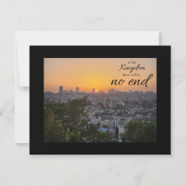 Cartão De Notas No End to His Kingdom Flat Note Card