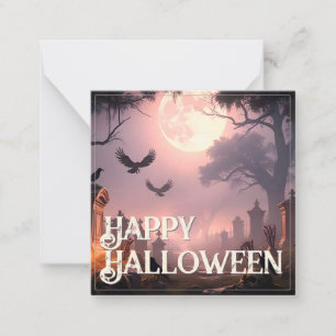 Cartão De Notas Noite das Sombras – Um Feitiço de Halloween Desper