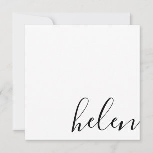 Cartão De Notas Nome do Script