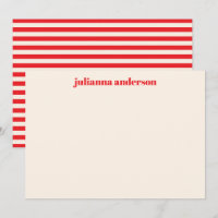 Nome Personalizado Moderno Vermelho Brilhante List