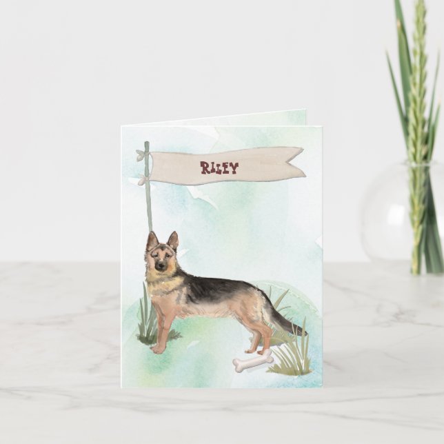 Cartão De Notas Nome Personalizado Pet Pet de Chocolate (Frente)