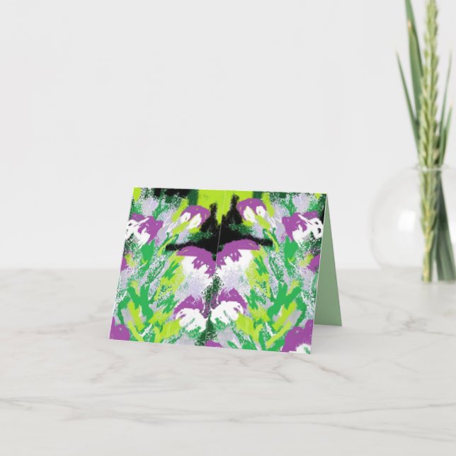 Cartão De Notas Nota: A flor nacional da Grécia (Frente)