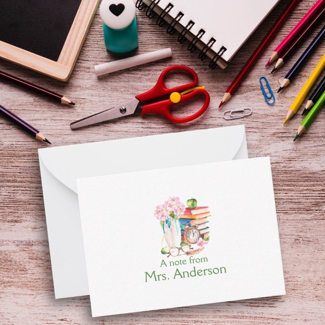 Cartão De Notas Nota Do Professor (Criador carregado)