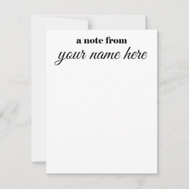 Cartão De Notas Nota Personalizada De Notecards