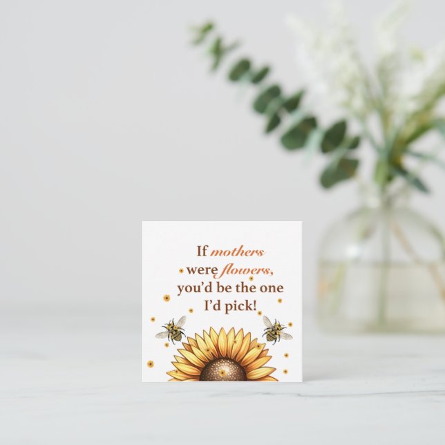 Cartão De Notas Note Card (Em pé/Frente)