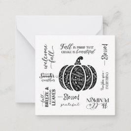 Cartão De Notas Note Card