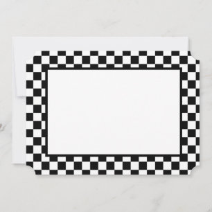 Cartão De Notas Note verificadores Cartão-Pretos & brancos