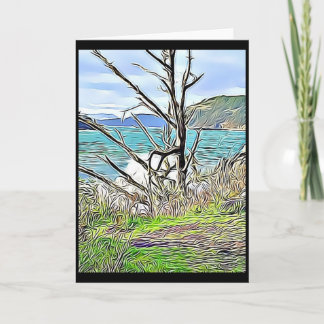 Cartão De Notas Notecard da Ilha de Whidbey em West Beach