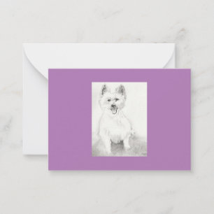 Cartão De Notas Notecard plano