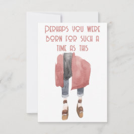 Cartão De Notas Notecard Verso de Bíblia da Esther