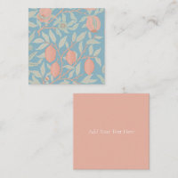 NOTECARD: WILLIAM MORRIS; POMEGRANATOS