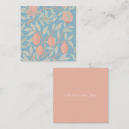 CARTÃO DE NOTAS NOTECARD: WILLIAM MORRIS; POMEGRANATOS